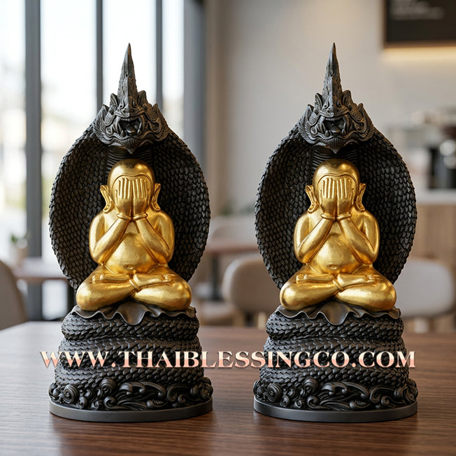 🔥 Sacred "Phra Pidta Nak Prok" (The Shielded Lord of Naga Protection) – Gold-Leaf Alchemical Edition: Luang Ta Or, Wat Chong Khae (2024) – The High-Performance Engine for Absolute Wealth, Sovereign Protection, and Unstoppable Life Elevation!