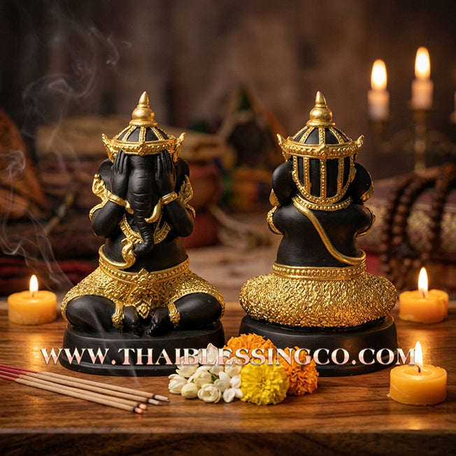 ✨🔥 Sacred "Phra Pidta Phikkhanesuan Mongkhon Chakkrawan" (The Universal Auspicious Ganesha-Pidta) : Khru Ba Kritsana The Ultimate Engine for Cosmic Wealth, Creative Dominance, and Unstoppable Life Elevation!