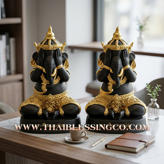 ✨🔥 Sacred "Phra Pidta Phikkhanesuan Mongkhon Chakkrawan" (The Universal Auspicious Ganesha-Pidta) : Khru Ba Kritsana The Ultimate Engine for Cosmic Wealth, Creative Dominance, and Unstoppable Life Elevation!