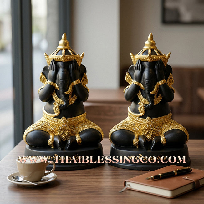 ✨🔥 Sacred "Phra Pidta Phikkhanesuan Mongkhon Chakkrawan" (The Universal Auspicious Ganesha-Pidta) : Khru Ba Kritsana The Ultimate Engine for Cosmic Wealth, Creative Dominance, and Unstoppable Life Elevation!