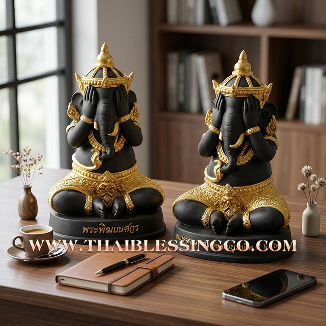✨🔥 Sacred "Phra Pidta Phikkhanesuan Mongkhon Chakkrawan" (The Universal Auspicious Ganesha-Pidta) : Khru Ba Kritsana The Ultimate Engine for Cosmic Wealth, Creative Dominance, and Unstoppable Life Elevation!