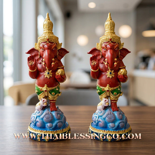 ✨🔥 Sacred "Phra Pikanet" (Ganesha: The Lord of Success & Remover of Obstacles) – Executive Altar Edition: Phra Arjan Pong, Wat Sai (2017) – The Divine Engine for Creative Breakthroughs, Commercial Victory, and Unstoppable Life Elevation!