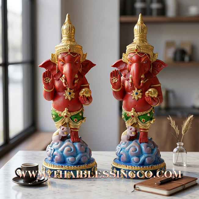 ✨🔥 Sacred "Phra Pikanet" (Ganesha: The Lord of Success & Remover of Obstacles) – Executive Altar Edition: Phra Arjan Pong, Wat Sai (2017) – The Divine Engine for Creative Breakthroughs, Commercial Victory, and Unstoppable Life Elevation!