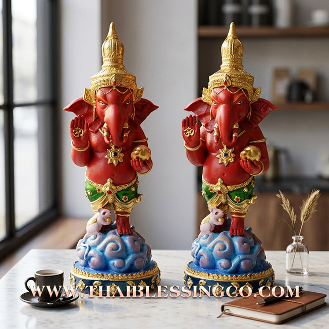 ✨🔥 Sacred "Phra Pikanet" (Ganesha: The Lord of Success & Remover of Obstacles) – Executive Altar Edition: Phra Arjan Pong, Wat Sai (2017) – The Divine Engine for Creative Breakthroughs, Commercial Victory, and Unstoppable Life Elevation!