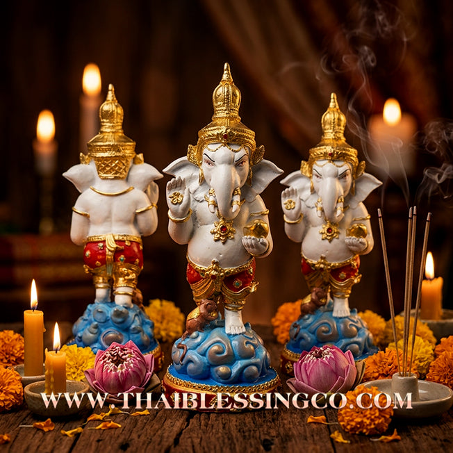 ✨🔥 Sacred "Phra Pikanet" (Ganesha: The Lord of Success & Remover of Obstacles) – Executive Altar Edition: Phra Arjan Pong, Wat Sai (2017) – The Divine Engine for Creative Breakthroughs, Commercial Victory, and Unstoppable Life Elevation!