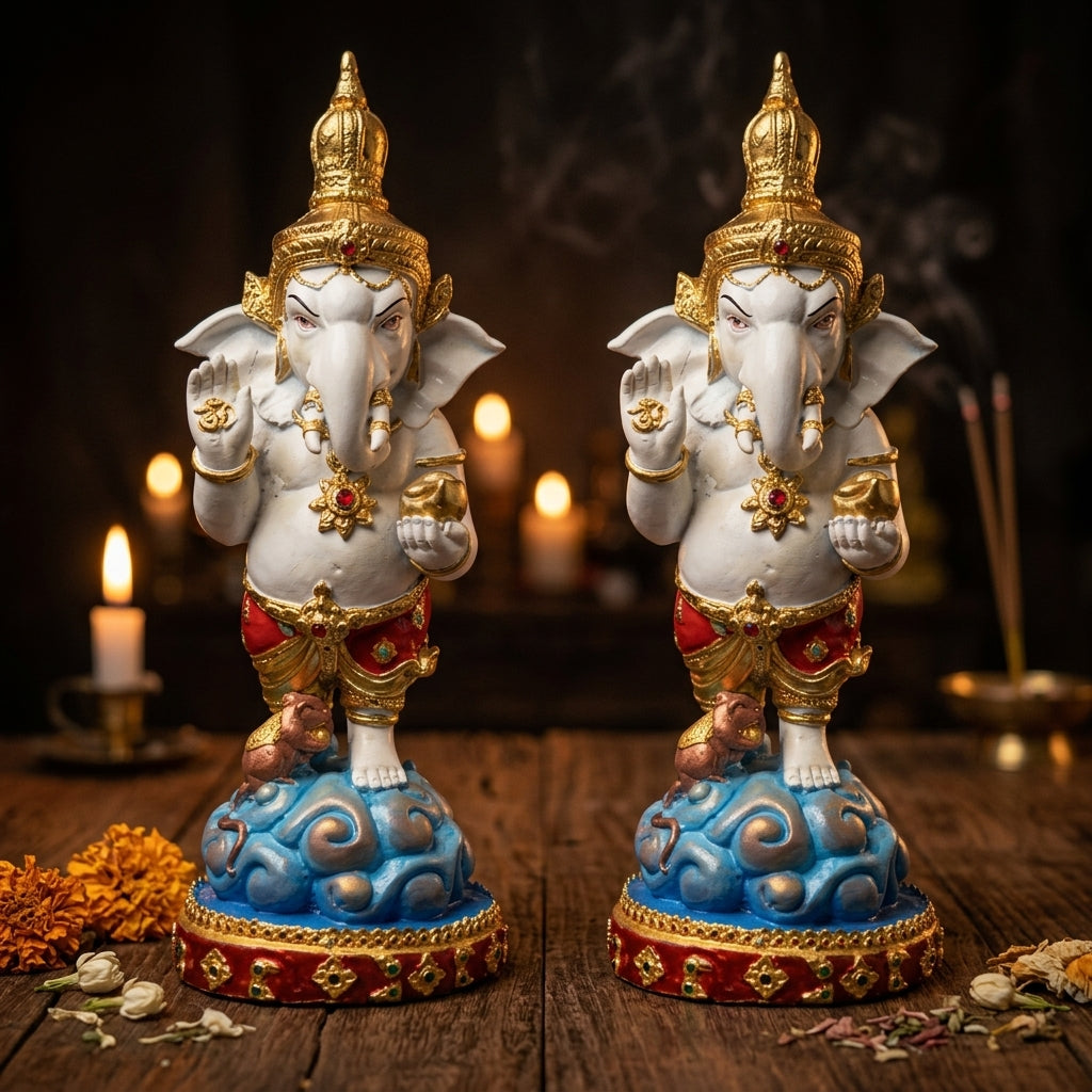 ✨🔥 Sacred "Phra Pikanet" (Ganesha: The Lord of Success & Remover of Obstacles) – Executive Altar Edition: Phra Arjan Pong, Wat Sai (2017) – The Divine Engine for Creative Breakthroughs, Commercial Victory, and Unstoppable Life Elevation!