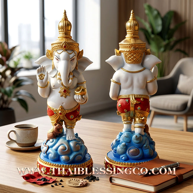 ✨🔥 Sacred "Phra Pikanet" (Ganesha: The Lord of Success & Remover of Obstacles) – Executive Altar Edition: Phra Arjan Pong, Wat Sai (2017) – The Divine Engine for Creative Breakthroughs, Commercial Victory, and Unstoppable Life Elevation!
