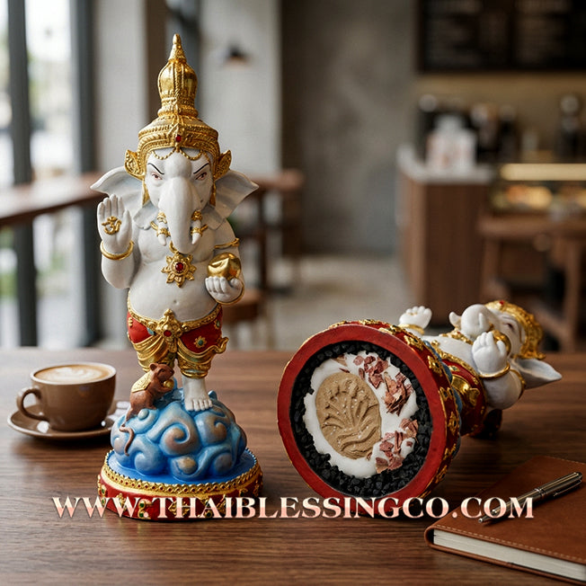 ✨🔥 Sacred "Phra Pikanet" (Ganesha: The Lord of Success & Remover of Obstacles) – Executive Altar Edition: Phra Arjan Pong, Wat Sai (2017) – The Divine Engine for Creative Breakthroughs, Commercial Victory, and Unstoppable Life Elevation!