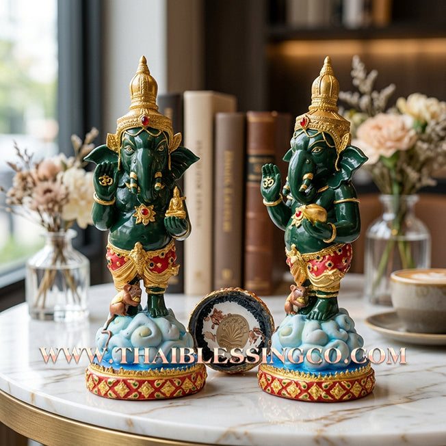 ✨🔥 Sacred "Phra Pikanet" (Lord Ganesha) – Grand Success Resin Altar Edition: Luang Phor Sankthong, Wat Sri Sanga (2024) – The Ultimate Engine for Barrier-Breaking Success, Infinite Wealth, and Unstoppable Life Elevation!