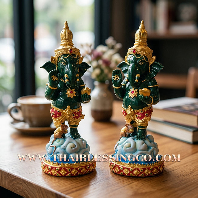 ✨🔥 Sacred "Phra Pikanet" (Lord Ganesha) – Grand Success Resin Altar Edition: Luang Phor Sankthong, Wat Sri Sanga (2024) – The Ultimate Engine for Barrier-Breaking Success, Infinite Wealth, and Unstoppable Life Elevation!