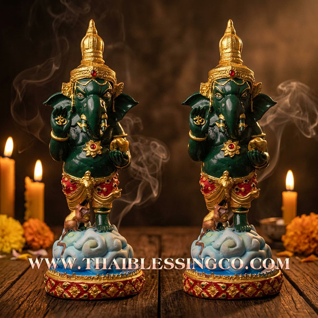 ✨🔥 Sacred "Phra Pikanet" (Lord Ganesha) – Grand Success Resin Altar Edition: Luang Phor Sankthong, Wat Sri Sanga (2024) – The Ultimate Engine for Barrier-Breaking Success, Infinite Wealth, and Unstoppable Life Elevation!