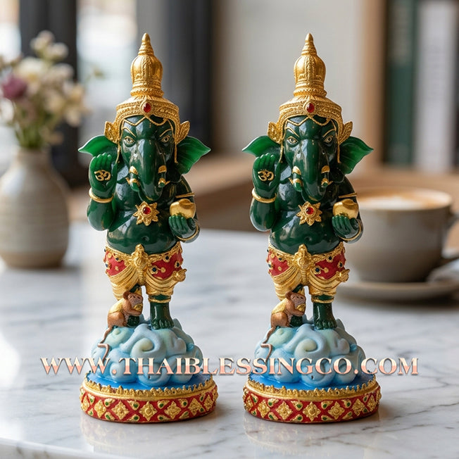 ✨🔥 Sacred "Phra Pikanet" (Lord Ganesha) – Grand Success Resin Altar Edition: Luang Phor Sankthong, Wat Sri Sanga (2024) – The Ultimate Engine for Barrier-Breaking Success, Infinite Wealth, and Unstoppable Life Elevation!