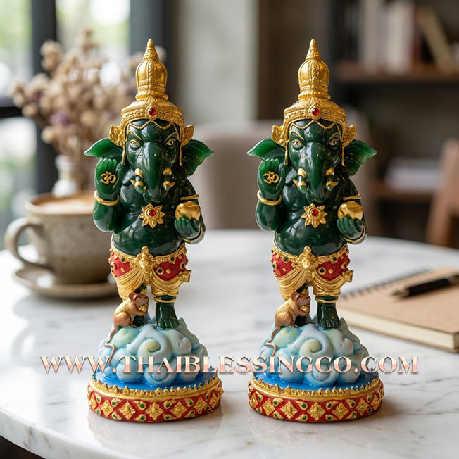 ✨🔥 Sacred "Phra Pikanet" (Lord Ganesha) – Grand Success Resin Altar Edition: Luang Phor Sankthong, Wat Sri Sanga (2024) – The Ultimate Engine for Barrier-Breaking Success, Infinite Wealth, and Unstoppable Life Elevation!