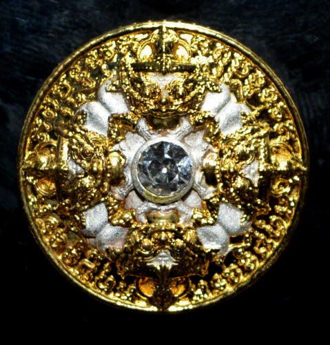 🌑 Sacred Phra Rahu "Phichai Sombat" Emperor of Wealth Medallion - Luxury 2K Gold & Silver Finish (2019 Collector's Series) - Blessed by Phra Khru Sophon Kitayathorn (Ajarn Ronsiri), Wat Phu Khao Thong