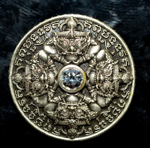☀️ Sacred Phra Rahu "Phichai Sombat" Emperor of Wealth Medallion - Ultra-Luxury "Cloud Gold" Edition (2019 Collector's Series) - Blessed by Phra Khru Sophon Kitayathorn (Ajarn Ronsiri), Wat Phu Khao Thong