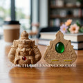 🌑 Sacred "Phra Rahu" (The Deity of Fate) – White Phut-tha-khun Powder Edition: Luang Pu Thong Pan, Wat Pa Na Ngua (2013) – The Ultimate Tool for Turning the Tides of Fate, Dissolving Bad Karma, and Manifesting Sovereign Wealth!