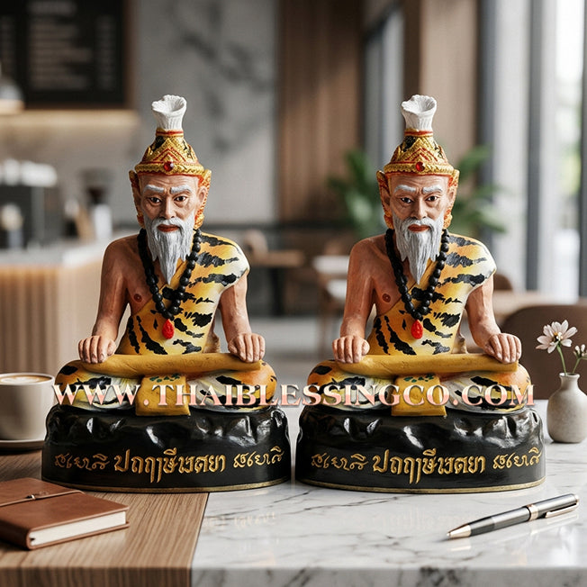 ✨🔥 Sacred "Phra Reusi Bod Ya" (The Medicine-Grinding Hermit) – Artisan Hand-Painted Bronze Edition: The Divine Engine for Total Debt Liquidation, Strategic Recovery, and Sovereign Prosperity!