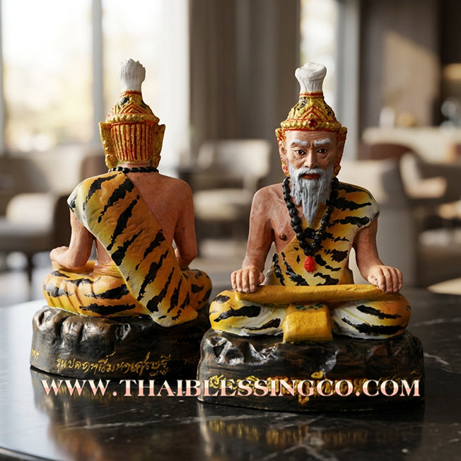 ✨🔥 Sacred "Phra Reusi Bod Ya" (The Medicine-Grinding Hermit) – Artisan Hand-Painted Bronze Edition: The Divine Engine for Total Debt Liquidation, Strategic Recovery, and Sovereign Prosperity!
