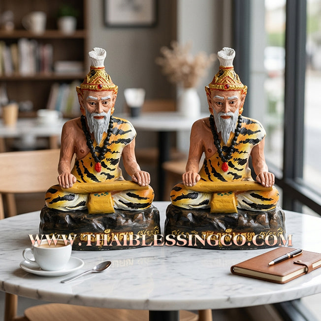 ✨🔥 Sacred "Phra Reusi Bod Ya" (The Medicine-Grinding Hermit) – Artisan Hand-Painted Bronze Edition: The Divine Engine for Total Debt Liquidation, Strategic Recovery, and Sovereign Prosperity!