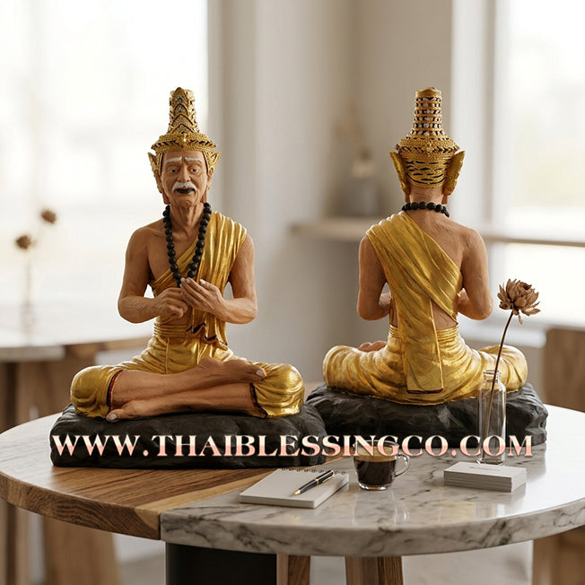 ✨🔥 Sacred "Phra Reusi Narot" (The Celestial Hermit Narada) – Sacred Mineral Ore Altar Edition: Luang Pho Fuen, Wat Sai (2011) – The Master Engine for Divine Wisdom, Infinite Wealth, and Unstoppable Life Elevation!