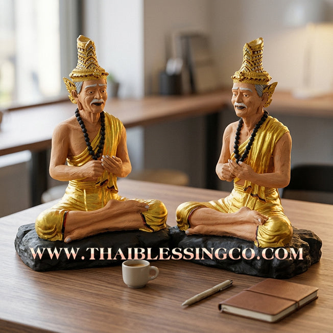 ✨🔥 Sacred "Phra Reusi Narot" (The Celestial Hermit Narada) – Sacred Mineral Ore Altar Edition: Luang Pho Fuen, Wat Sai (2011) – The Master Engine for Divine Wisdom, Infinite Wealth, and Unstoppable Life Elevation!