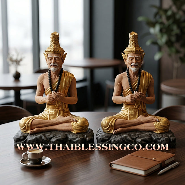 ✨🔥 Sacred "Phra Reusi Narot" (The Celestial Hermit Narada) – Sacred Mineral Ore Altar Edition: Luang Pho Fuen, Wat Sai (2011) – The Master Engine for Divine Wisdom, Infinite Wealth, and Unstoppable Life Elevation!