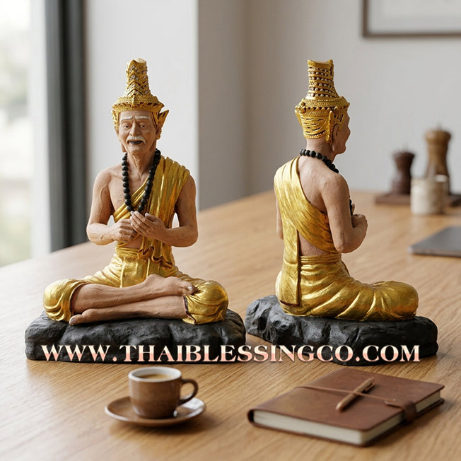✨🔥 Sacred "Phra Reusi Narot" (The Celestial Hermit Narada) – Sacred Mineral Ore Altar Edition: Luang Pho Fuen, Wat Sai (2011) – The Master Engine for Divine Wisdom, Infinite Wealth, and Unstoppable Life Elevation!