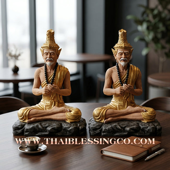 ✨🔥 Sacred "Phra Reusi Narot" (The Celestial Hermit Narada) – Sacred Mineral Ore Altar Edition: Luang Pho Fuen, Wat Sai (2011) – The Master Engine for Divine Wisdom, Infinite Wealth, and Unstoppable Life Elevation!