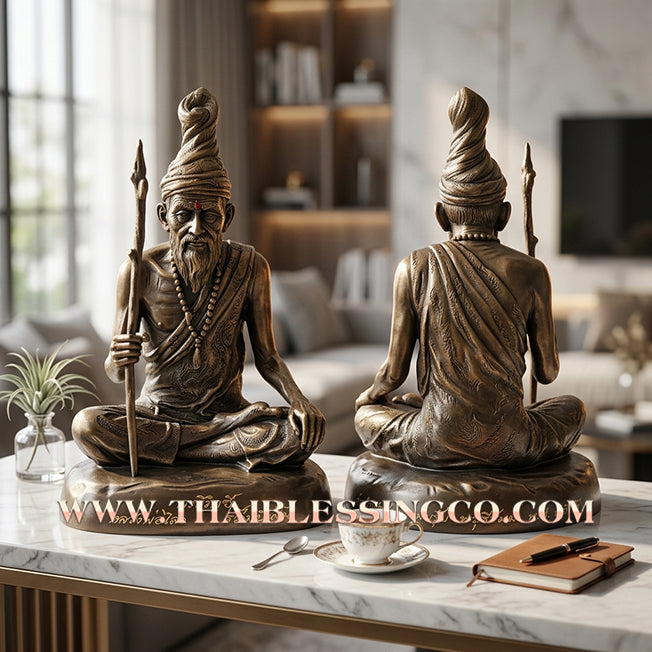 🔥 Sacred "Phra Reusi" (The Grand Hermit Sage) – Metal Altar Edition: "Ruay Ruay Ruay" (Rich Rich Rich) – Luang Phor Sawai, Wat Prasat Phanom Rung (2005) – The Ultimate Engine for Divine Wisdom, Infinite Wealth, and Unstoppable Life Elevation!