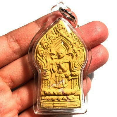 ✨ Sacred Phra Si Wali 108 Holy Herb Amulet - "Wealth Manifestation" Edition with Sacred Banknote Dust & Treasure Takrut (2011 Edition by Luang Pu Priam, Sa Kaeo) - Ultimate Prosperity & Fortune Magnet Waterproof Casing