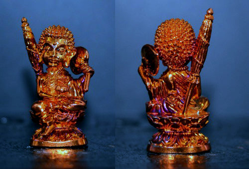 ✨ Sacred Phra Si Wali "Millionaire Edition" - Iridescent Rainbow Bronze Amulet for Wealth, Fortune, and Unexpected Luck (2018 Edition by Kruba Porn, Wat Pu Hor, Chiang Mai) - Lanna Spiritual Excellence