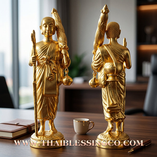 🔥 Sacred "Phra Sivali" (The Apostle of Boundless Fortune) – Gold-Leaf Bronze Altar Edition: – The Ultimate Engine for Infinite Wealth, Global Trade Dominance, and Unstoppable Life Elevation!
