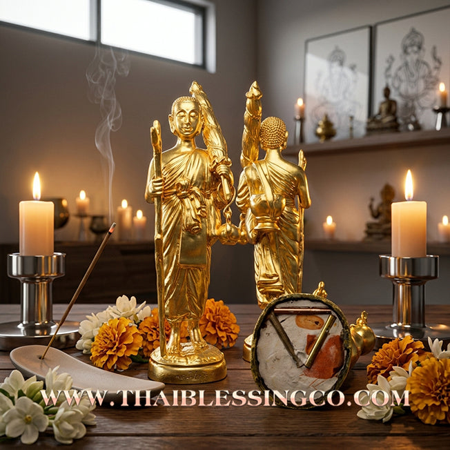 🔥 Sacred "Phra Sivali" (The Apostle of Boundless Fortune) – Gold-Leaf Bronze Altar Edition: – The Ultimate Engine for Infinite Wealth, Global Trade Dominance, and Unstoppable Life Elevation!