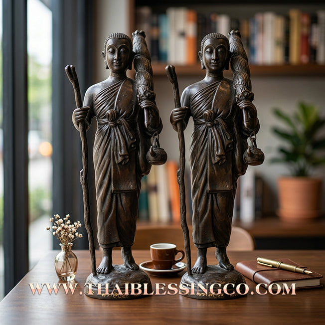 🔥 Sacred "Phra Sivali" (The Apostle of Infinite Fortune) – Blackened Bronze Altar Edition:Luang Pu Key, Wat Sri Lamyong (2008) – The Ultimate Engine for Non-Stop Abundance, Global Trade Dominance, and Unstoppable Financial Victory!