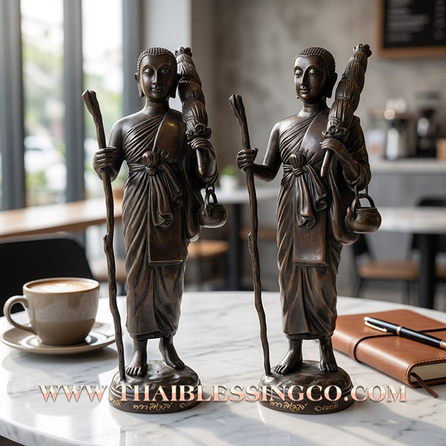 🔥 Sacred "Phra Sivali" (The Apostle of Infinite Fortune) – Blackened Bronze Altar Edition:Luang Pu Key, Wat Sri Lamyong (2008) – The Ultimate Engine for Non-Stop Abundance, Global Trade Dominance, and Unstoppable Financial Victory!