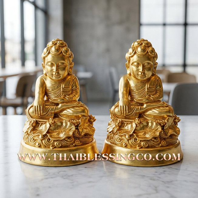 ✨🔥 Sacred "Phra Upakhut" (The Lord of Wealth & Victory) – Golden Resin Altar Edition: Luang Pu Saithong, Wat Sawang Arom (2025) – The Ultimate Engine for Financial Abundance, Absolute Protection, and Unstoppable Life Elevation!