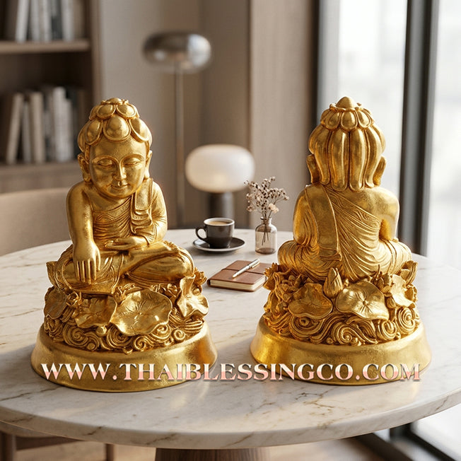✨🔥 Sacred "Phra Upakhut" (The Lord of Wealth & Victory) – Golden Resin Altar Edition: Luang Pu Saithong, Wat Sawang Arom (2025) – The Ultimate Engine for Financial Abundance, Absolute Protection, and Unstoppable Life Elevation!