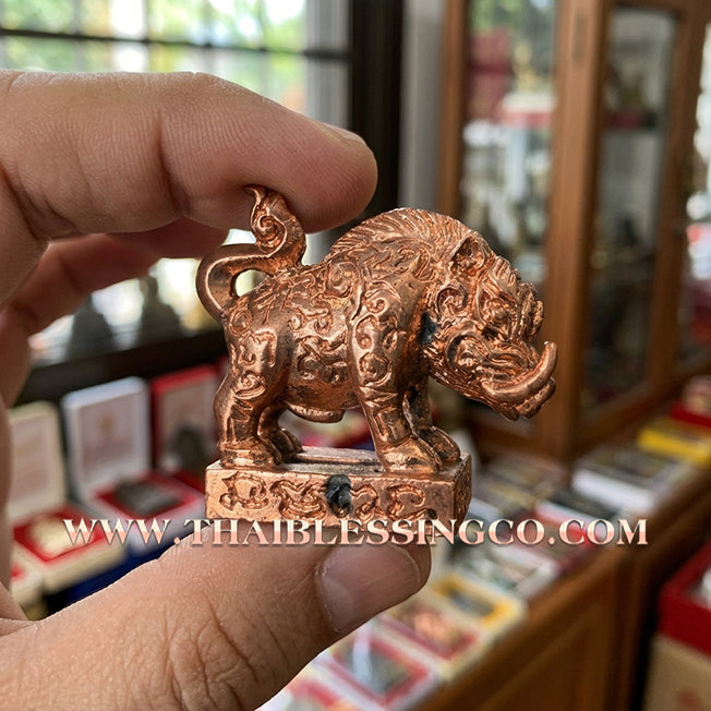 ✨🐗 Sacred "Phraya Mu Pa Maha Lap" (The Great Wealth Boar) – Samrit Bronze Edition: Luang Pu Saen, Wat Ban Nong Jิก (2019 Legacy) – The High-Frequency Tool for Unstoppable Fortune, Market Dominance, and Abundant Success!