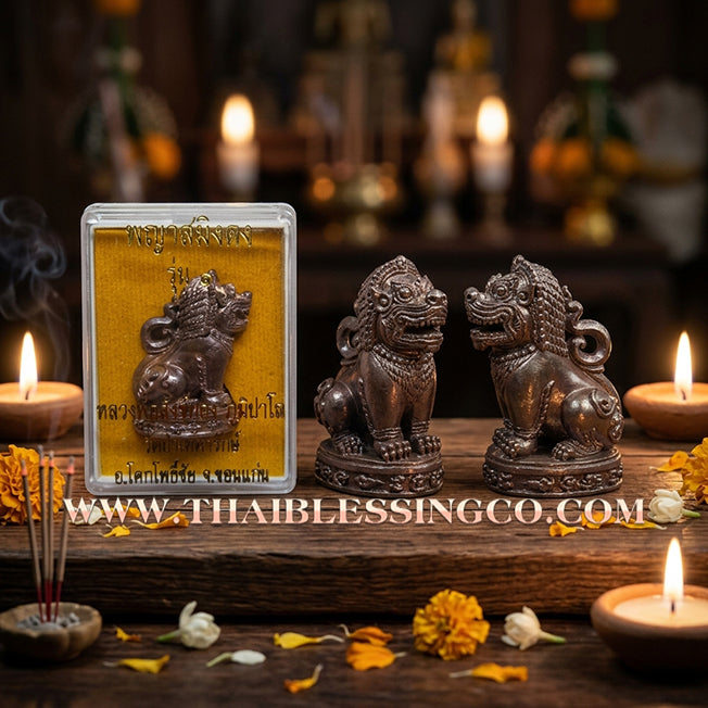 ✨🕉️ Sacred "Phraya Saming Dong" (Lord of the Deep Jungle Tiger) – Chanuan Sacred Bronze Edition: Luang Pho Sangthong, Wat Sri Sanga (2017 Exclusive) – The Ultimate Talisman for Absolute Command, Fearless Protection, and Apex Success!