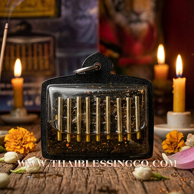 ✨🕉️ Sacred "Phraya Saming Naree" (The Tiger Enchantress) – Consecrated Powder in Tiger King Oil: Khru Tong, Lanna Buddha Magic Institute (2023 Exclusive) – The Ultimate Talisman for Irresistible Charm, Hypnotic Attraction, and Jungle Protection