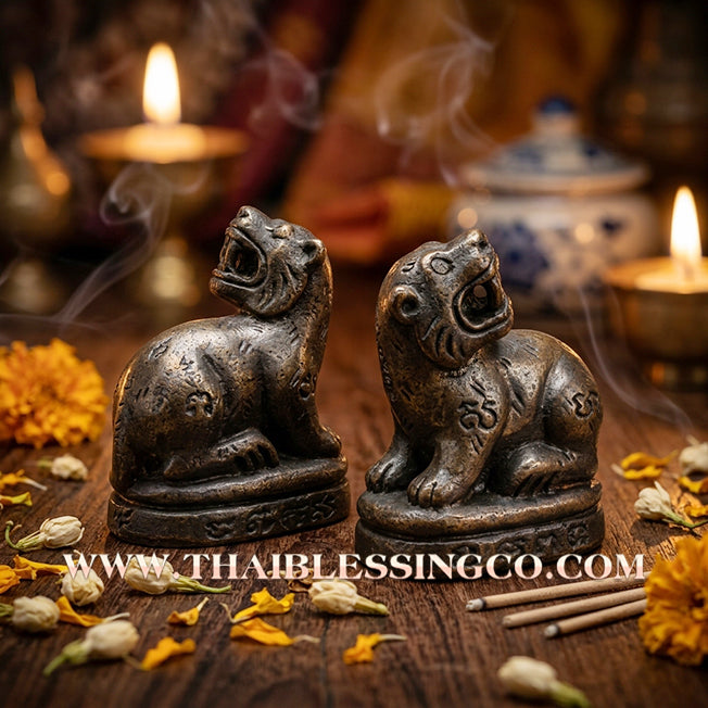 🐅 Sacred "Phraya Suea Liao" (The Looking-Back Tiger King) – Blackened Copper Edition: Luang Pho Suea, Wat Don Yai Phuean (2010 Legacy) – The Ultimate Tool for Absolute Authority, Strategic Advantage, and Financial Dominance!