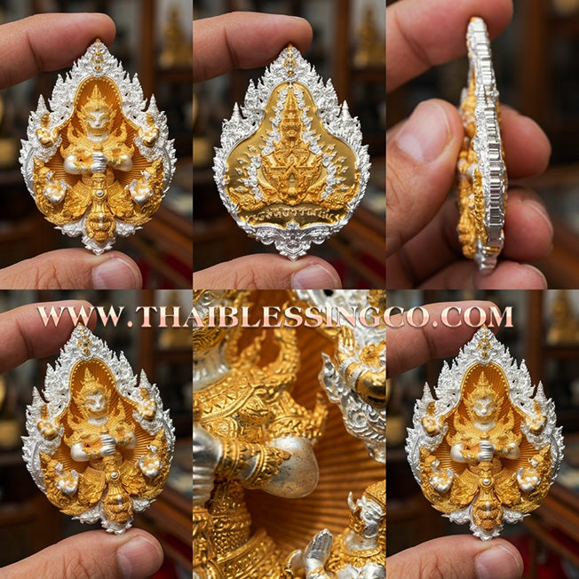 👹🕉️ Sacred Phuttha Sin "Thao Wessuwan" (God of Wealth) – Wessuwan No Edition: 2K Gold-Plated Bronze (2025) – The Ultimate Guardian for Secure Prosperity, Divine Authority, and Absolute Protection