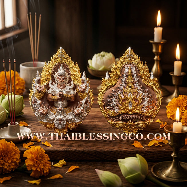 👹🕉️ Sacred Phuttha Sin "Thao Wessuwan" (God of Wealth) – Wessuwan No Edition: 3K Gold-Plated Bronze (2025) – The Ultimate Guardian for Infinite Prosperity, Sovereign Authority, and Divine Protection