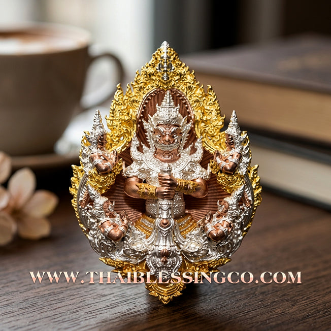 👹🕉️ Sacred Phuttha Sin "Thao Wessuwan" (God of Wealth) – Wessuwan No Edition: 3K Gold-Plated Bronze (2025) – The Ultimate Guardian for Infinite Prosperity, Sovereign Authority, and Divine Protection