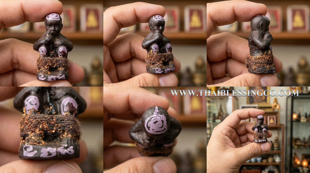 ✨ Sacred Prosperity Child: Blessed "Kuman Dud Rok" Amulet – Ancient Thai Wealth Magnet & Infinite Abundance Talisman (2014 Edition by Luang Pu In)
