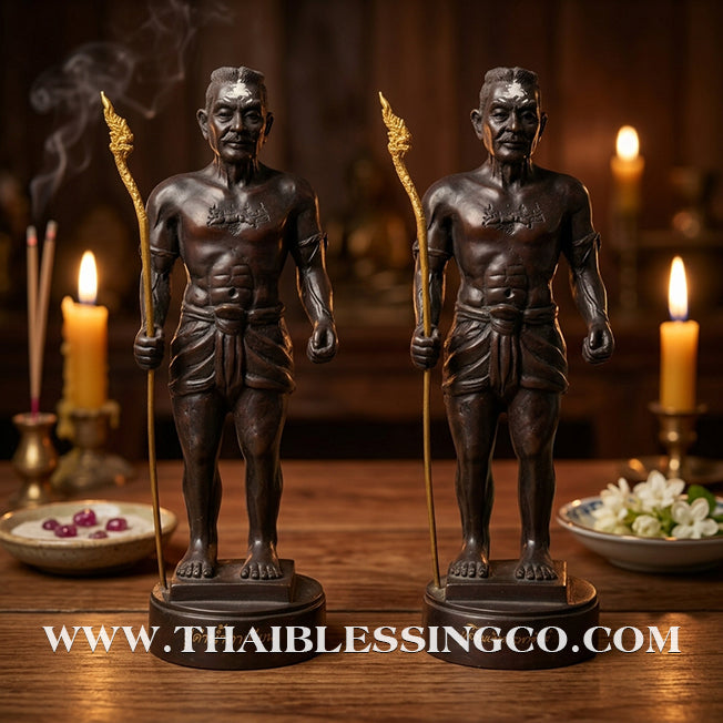 🏛️ Sacred "Pu Som Bandan Sap" (The Grand Treasurer Spirit) – Grand Altar Edition: Arjan Weeruthep Yan Khru Prasit – The Divine Engine for Infinite Wealth Accumulation, Sovereign Protection, and Unstoppable Life Elevation!