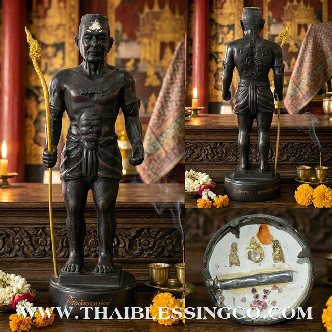 🏛️ Sacred "Pu Som Bandan Sap" (The Grand Treasurer Spirit) – Grand Altar Edition: Arjan Weeruthep Yan Khru Prasit – The Divine Engine for Infinite Wealth Accumulation, Sovereign Protection, and Unstoppable Life Elevation!