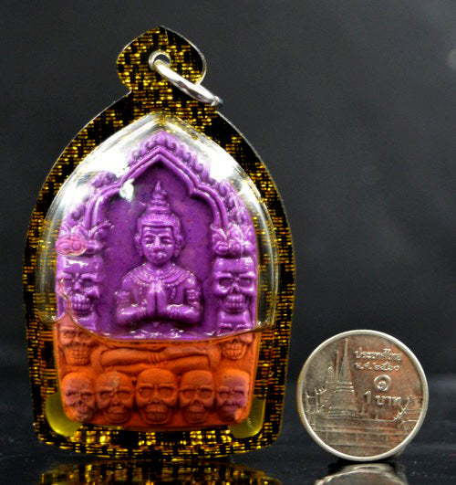 🌙 Sacred "Purple Cupid's Spell" Khun Paen - Golden Ghost Whispering Luck Edition (2025 Sovereign Series) - Blessed by Luang Phor Klom, Wat Nong Bua - Mystic Purple Phoenix Powder