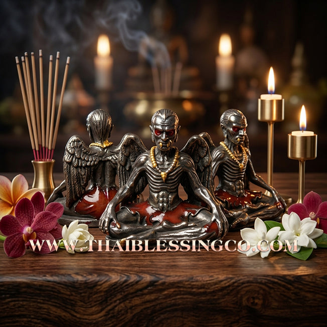😈 Sacred "Puu Kai Kaew" (The Sovereign Master of Wisdom) – Blackened Chanuan Bronze: Arjan Narn Kong (Kongsak) Mon Lanna Edition (2023) – The Ultimate Tool for Rapid Financial Gain, Sovereign Influence, and Unstoppable Destiny!