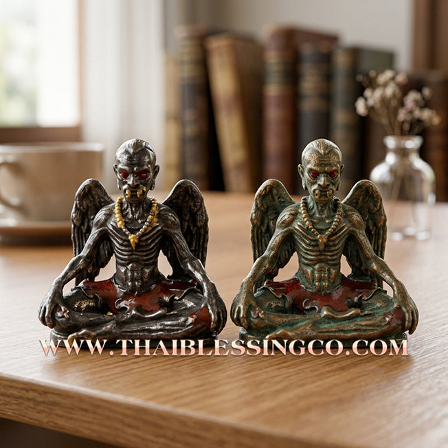 😈 Sacred "Puu Kai Kaew" (The Sovereign Master of Wisdom) – Blackened Chanuan Bronze: Arjan Narn Kong (Kongsak) Mon Lanna Edition (2023) – The Ultimate Tool for Rapid Financial Gain, Sovereign Influence, and Unstoppable Destiny!